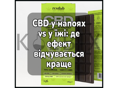 CBD в напитках vs в пище: где эффект ощущается лучше