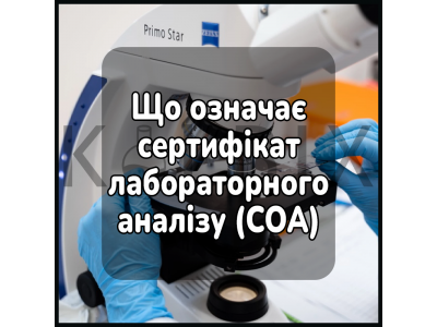 Що означає сертифікат лабораторного аналізу (COA)