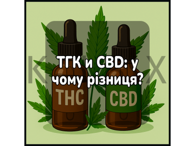TГК и CBD: у чому різниця?