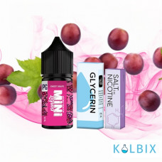 Набор для самозамеса Mini Liquid  30 мл 50 мг со вкусом винограда