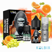 Набор для самозамеса Uliq 30 мл 50 мг со вкусом апельсина и винограда