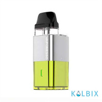 Pod-система Vaporesso Xros Cube (Original) у сірому з жовтим кольором.
