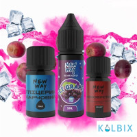 Набор для самозамеса New Way Ice 15 мл 65 мг со вкусом винограда с холодком