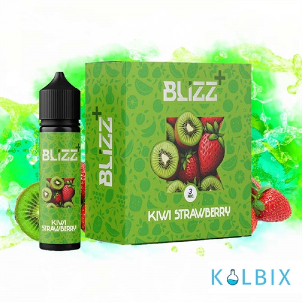 Набір для самозамішування Blizz Plus Organic 60 мл 3 мг зі смаком ківі та полуниці