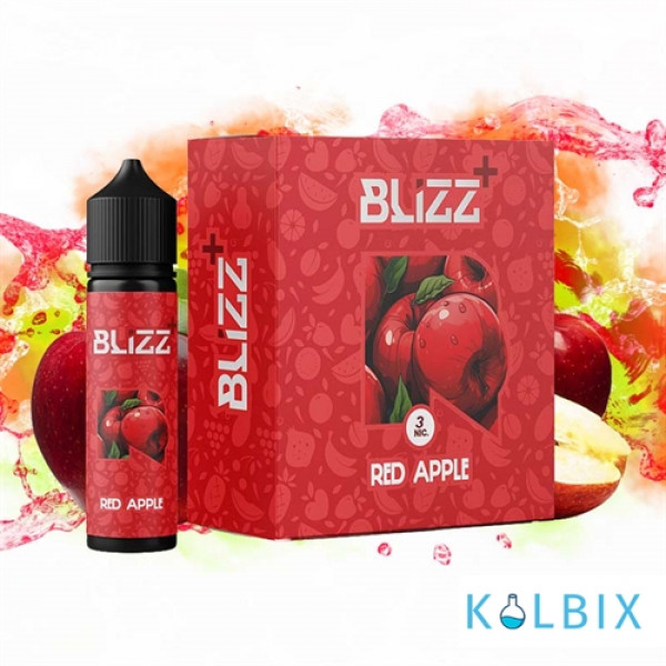 Набор для самозамеса Blizz Plus Organic 60 мл 3 мг со вкусом красного яблока