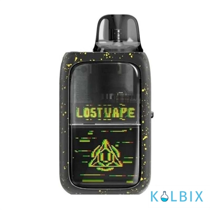 Оригинальная Pod-система LOST VAPE Ursa EPOCH в черном цвете с желтым узором