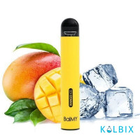 ОДНОРАЗОВА POD-СИСТЕМА BALMY DISPOSABLE POD DEVICE 50 МГ MANGO ICE (ORIGINAL) НА 500 ЗАТЯЖОК ЗІ СМАКОМ МАНГО