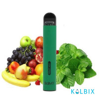ОДНОРАЗОВА POD-СИСТЕМА BALMY DISPOSABLE POD DEVICE 50 МГ FRUIT MINT (ORIGINAL) НА 500 ЗАТЯЖОК ЗІ СМАКОМ М'ЯТИ З ФРУКТАМИ