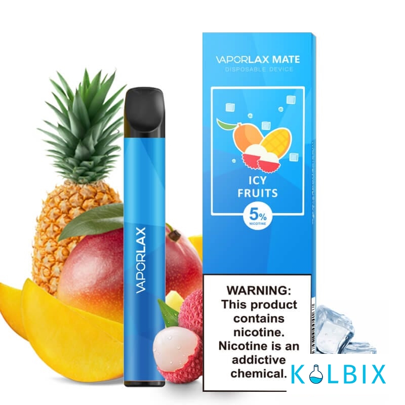 ОДНОРАЗОВАЯ POD-СИСТЕМА VAPORLAX - ICY FRUITS ( ORIGINAL ) НА 800 ЗАТЯЖЕК СО ВКУСОМ ТРОПИЧЕСКИХ ФРУКТОВ