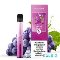 ОДНОРАЗОВАЯ POD-СИСТЕМА VAPORLAX - GRAPE ICE ( ORIGINAL ) НА 800 ЗАТЯЖЕК СО ВКУСОМ ВИНОГРАДА