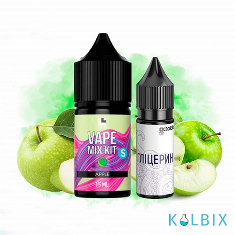 Набор Vape Mix Kit 30 мл, 50 мг со вкусом яблока