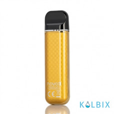 SMOK Novo 3 Pod System Kit 25W 800mAh в расцветке "Gold Carbon Fiber"