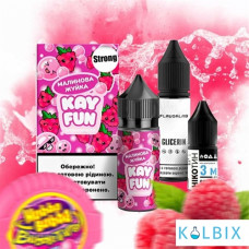 Набор для самозамеса Kayfun Strong 30 мл 50 мг со вкусом жвачки с малиной