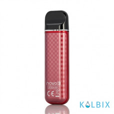 SMOK Novo 3 Pod System Kit 25W 800mAh в расцветке "Red Carbon Fiber"