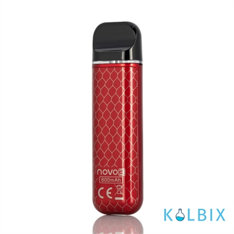 SMOK NOVO 3 POD SYSTEM KIT 25W 800MAH IML RED COBRA