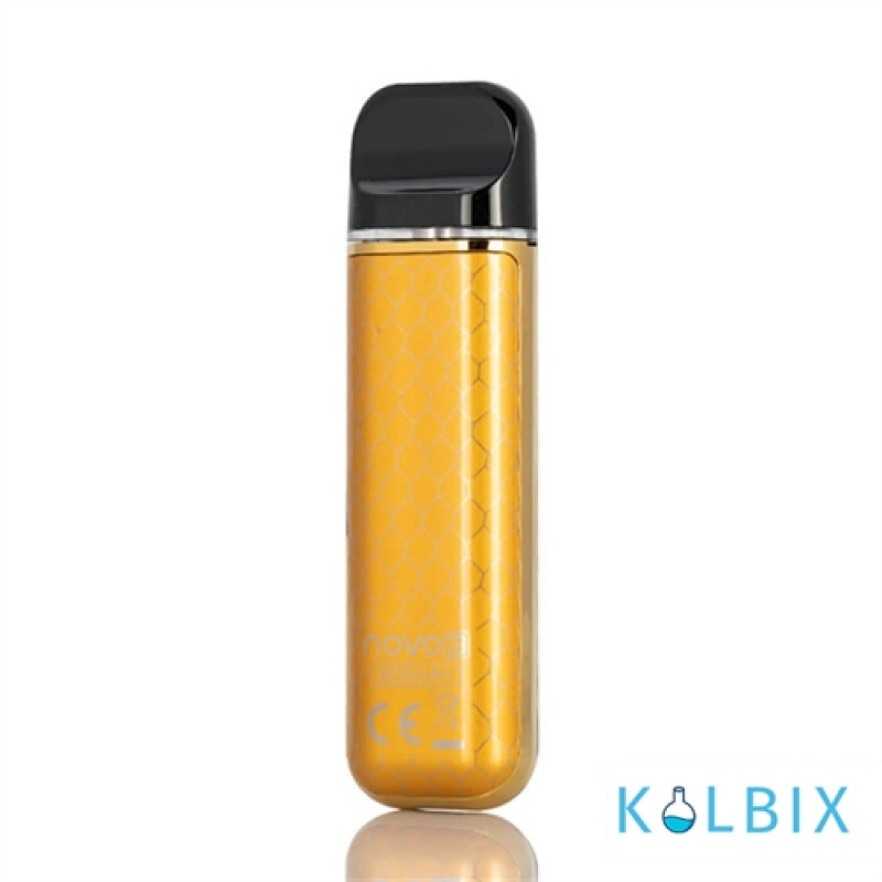 SMOK Novo 3 Pod System Kit 25W 800mAh в расцветке "IML Gold Cobra"