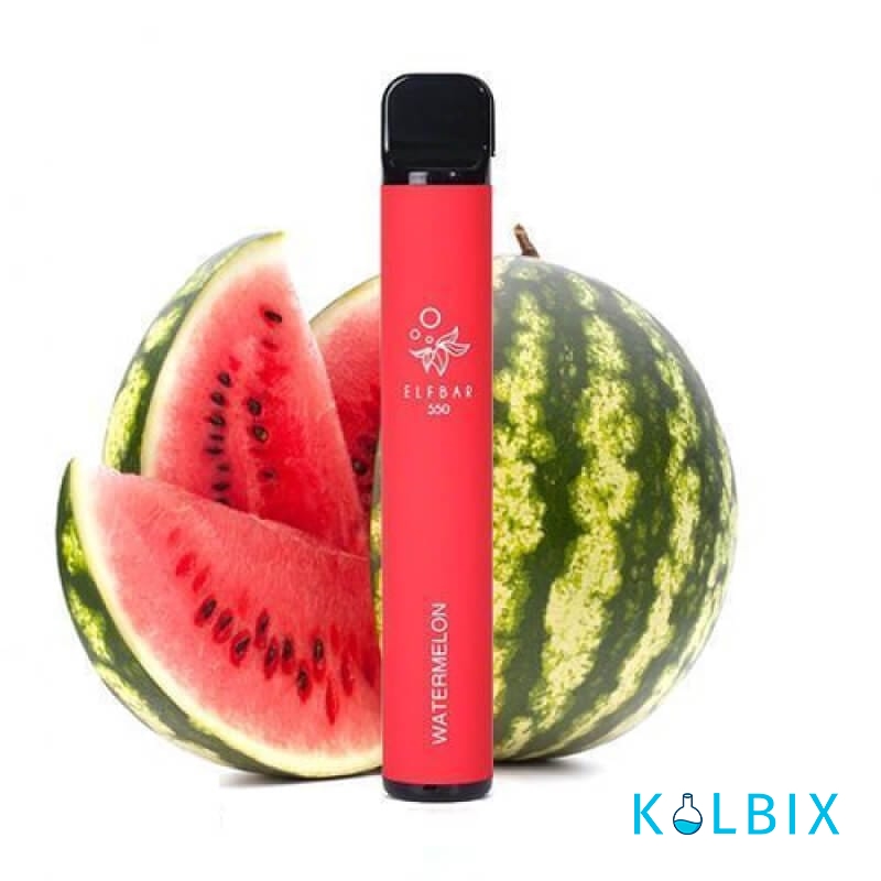 ОДНОРАЗОВАЯ POD-СИСТЕМА ELF BAR 550 DISPOSABLE POD DEVICE 50 МГ (WATERMELON) СО ВКУСОМ АРБУЗА