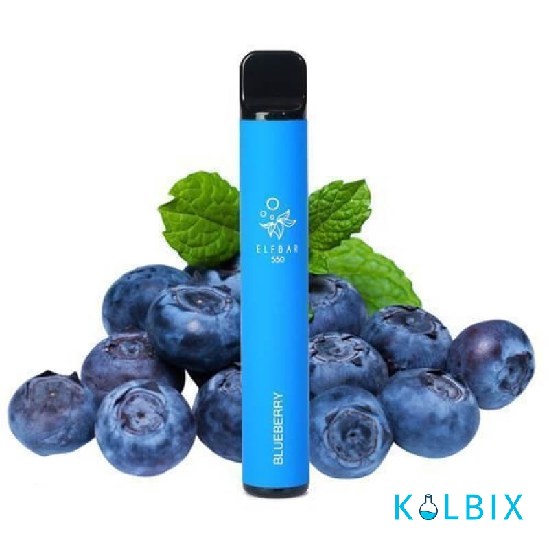 ОДНОРАЗОВАЯ POD-СИСТЕМА ELF BAR 550 DISPOSABLE POD DEVICE 50 МГ (BLUEBERRY) СО ВКУСОМ ЧЕРНИКИ