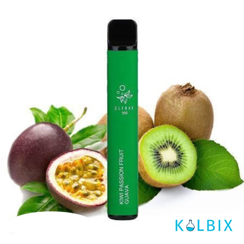 ОДНОРАЗОВАЯ POD-СИСТЕМА ELF BAR 550 DISPOSABLE POD DEVICE 50 МГ (KIWI PASSION FRUIT GUAVA) СО ВКУСОМ КИВИ, ПАСИОН ФРУКТА И ГУАВЫ