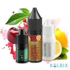 Набір для самозамішування Vape Shot 15 мл 50 мг зі смаком вишні та лимона