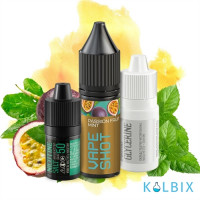 Набір для самозамісу Vape Shot 15 мл 50 мг зі смаком маракуї та м'яти