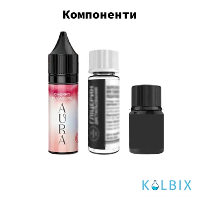 Набор для самозамеса Aura Original 15 мл 30 мг - с вкусом лимона и черной смородины.