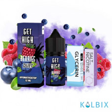 Набор для самозамеса Get High 30 мл 50 мг - со вкусом малины и черники.