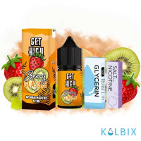 Набор для самозамеса Get High 30 мл 50 мг - со вкусом клубники с киви.