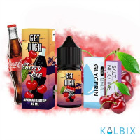 Набор для самозамеса Get High 30 мл 50 мг - со вкусом вишни с колой.