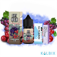 Набір для самозамішування Get High 30 мл 50 мг - зі смаком винограду та журавлини.