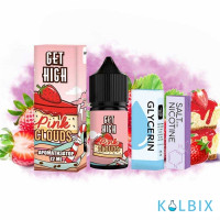 Набор для самозамеса Get High 30 мл 50 мг - со вкусом клубничного чизкейка.
