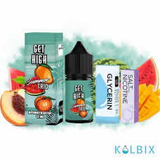 Набор для самозамеса Get High 30 мл 50 мг - со вкусом арбуза, персика, манго.