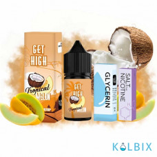 Набор для самозамеса Get High 30 мл 50 мг - со вкусом дыни с кокосом.