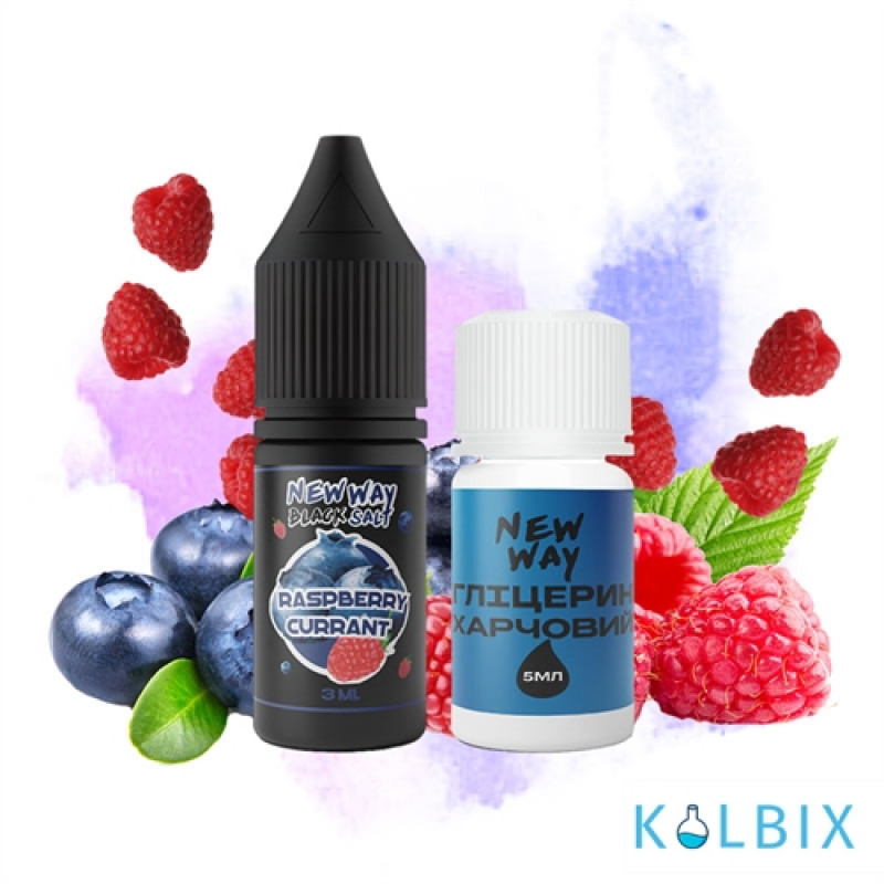 Набор для самозамеса New Way Black 10 мл 50 мг со вкусом малины и смородины