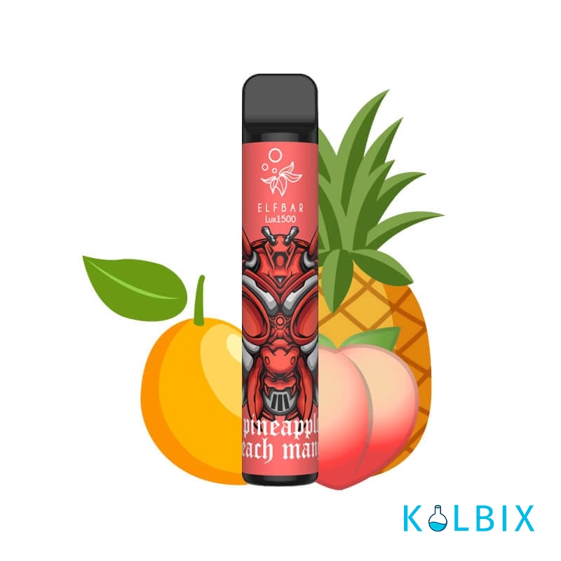 ELF BAR 1500 LUX PINEAPPLE PEACH MANGO (АНАНАС ПЕРСИК МАНГО)