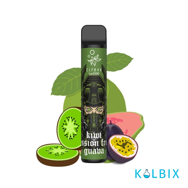 ELF BAR 1500 LUX KIWI PASSION FRUIT GUAVA (КИВИ МАРАКУЙЯ ГУАВА)