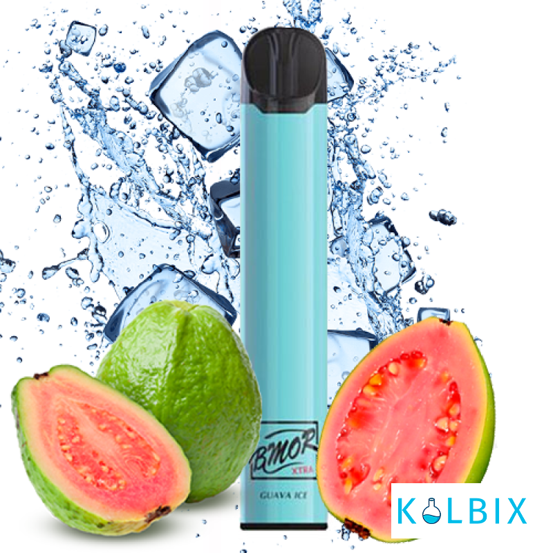 ОДНОРАЗОВА BMOR XTRA 1600 PUFFS DISPOSABLE POD KIT - GUAVA ICE 5% ЗІ СМАКОМ ГУАВИ З ХОЛОДКОМ