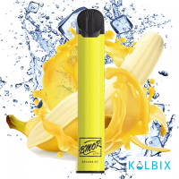 ОДНОРАЗКА BMOR XTRA 1600 PUFFS DISPOSABLE POD KIT - BANANA ICE 5% ЗІ СМАКОМ БАНАНА З ХОЛОДКОМ