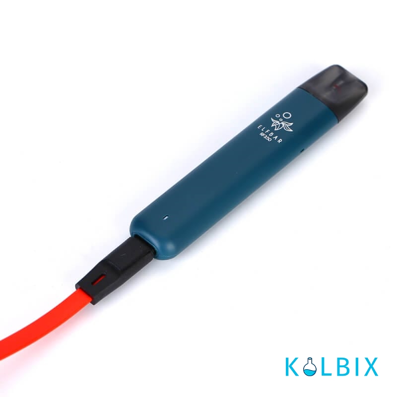 БАГАТОРАЗОВИЙ ELF BAR RF350 POD STARTER KIT 350MAH У ТЕМНО-ЗЕЛЕНОМУ КОЛЬОРІ