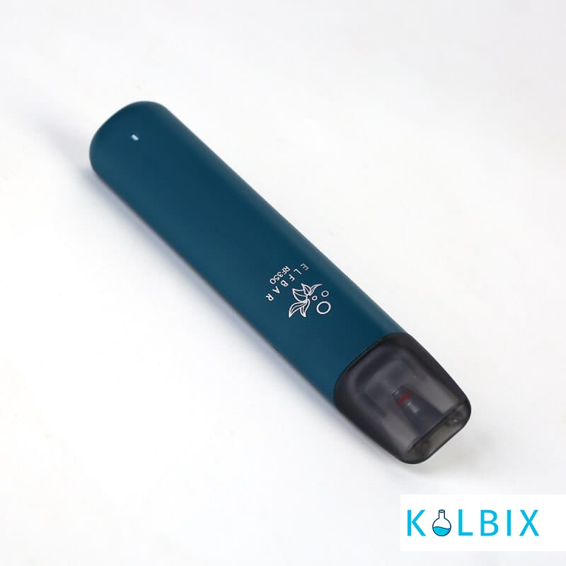 БАГАТОРАЗОВИЙ ELF BAR RF350 POD STARTER KIT 350MAH У ТЕМНО-ЗЕЛЕНОМУ КОЛЬОРІ