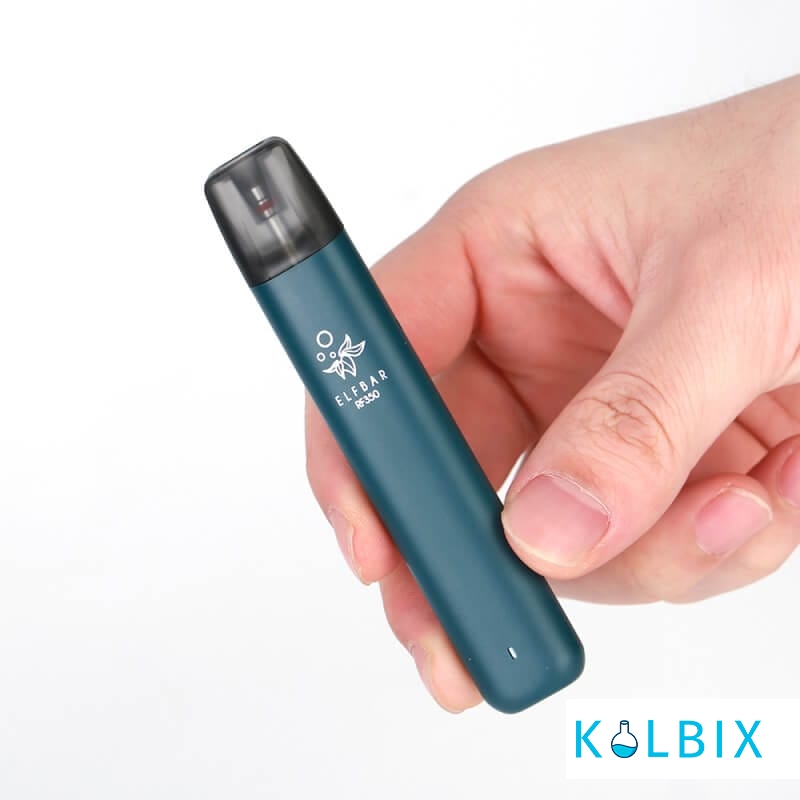 БАГАТОРАЗОВИЙ ELF BAR RF350 POD STARTER KIT 350MAH У ТЕМНО-ЗЕЛЕНОМУ КОЛЬОРІ