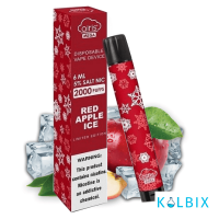 ОДНОРАЗКА AIRIS MEGA 2000 DISPOSABLE VAPE RED APPLE ICE 5% СО ВКУСОМ КРАСНОГО ЯБЛОКА