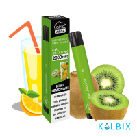 ОДНОРАЗКА AIRIS MEGA 2000 DISPOSABLE VAPE KIWI LEMONADE 5% СО ВКУСОМ ЛИМОНАДА С КИВИ