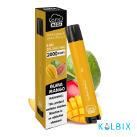AIRIS MEGA 2000 DISPOSABLE VAPE GUAVA MANGO 5% ЗІ СМАКОМ ГУАВА МАНГО