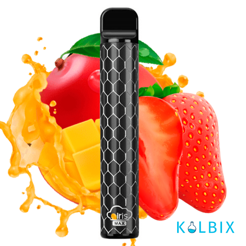 ОДНОРАЗОВАЯ POD СИСТЕМА AIRIS MAX DISPOSABLE DEVICE 950MAH НА 1800 ЗАТЯЖЕК СО ВКУСОМ КЛУБНИКИ И МАНГО