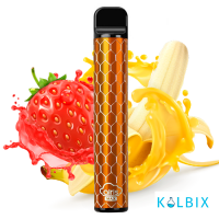 ОДНОРАЗОВАЯ POD СИСТЕМА AIRIS MAX DISPOSABLE DEVICE 950MAH НА 1800 ЗАТЯЖЕК СО ВКУСОМ КЛУБНИКИ И БАНАНА
