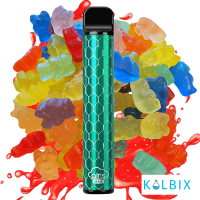 ОДНОРАЗОВАЯ POD СИСТЕМА AIRIS MAX DISPOSABLE DEVICE 950MAH НА 1800 ЗАТЯЖЕК СО ВКУСОМ ЖЕЛЕЙНЫХ МИШЕК