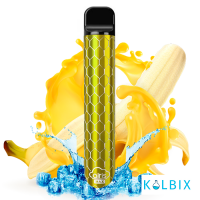 ОДНОРАЗОВАЯ POD СИСТЕМА AIRIS MAX DISPOSABLE DEVICE 950MAH НА 1800 ЗАТЯЖЕК СО ВКУСОМ БАНАНА С ХОЛОДКОМ