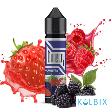 Рідина Chaser Black Pamberry X 60 мл, 0 мг, на органічному нікотині, зі смаком ожини, полуниці та малини