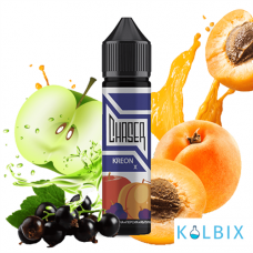 Рідина Chaser Black Kreon X 60 мл, 0 мг, на органічному нікотині, зі смаком персика, яблука та чорної смородини